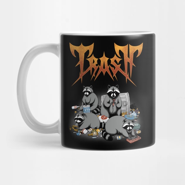 Trash Metal Raccoons by pigboom